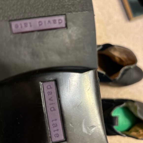 David Tate Black Ankle Boots - Picture 6 of 8